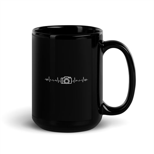 Photography is Life Black Glossy Mug