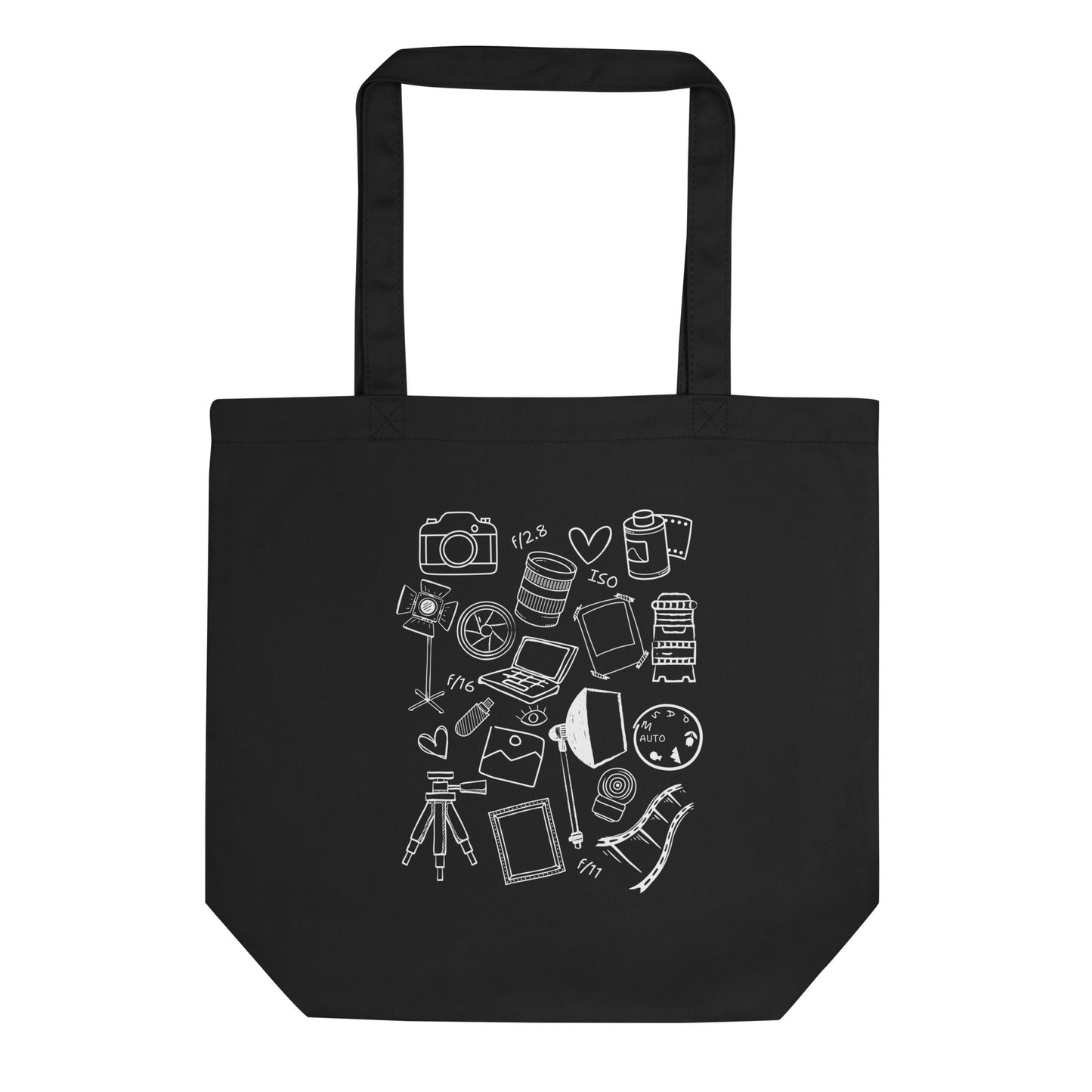 PHOTOGRAPHY DOODLES Eco Tote Bag