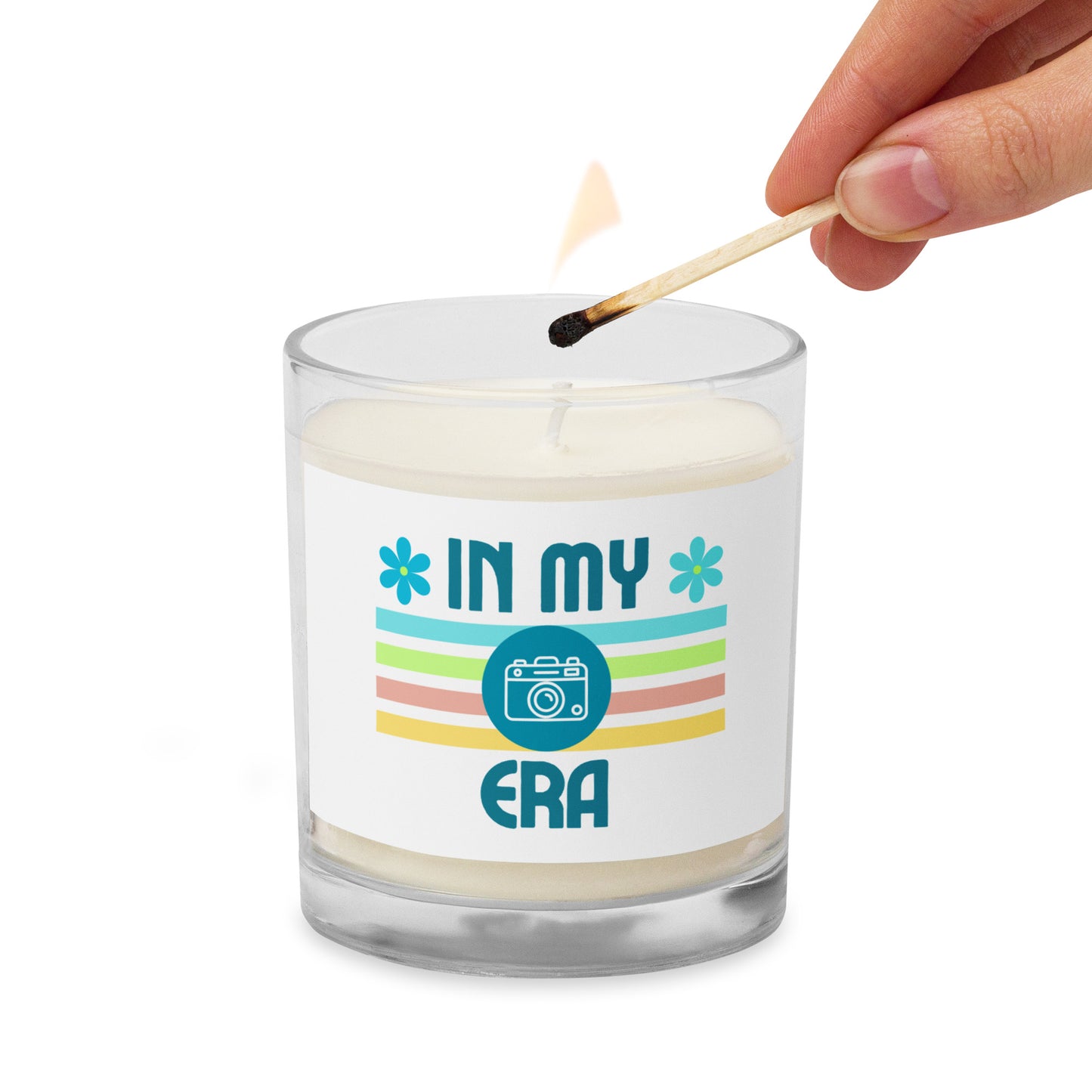 In My Photography Era Glass jar soy wax candle