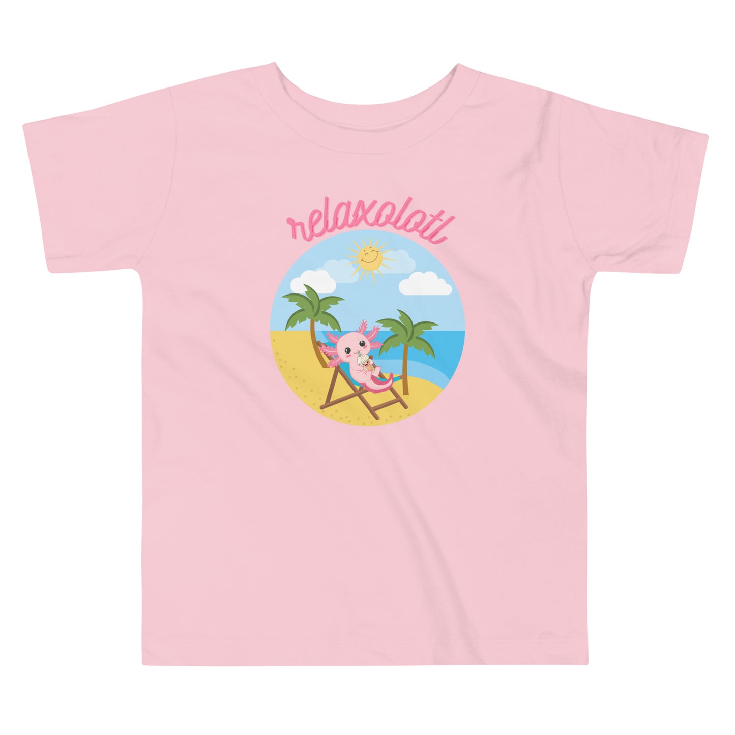 Relaxolotl Toddler Short Sleeve Tee