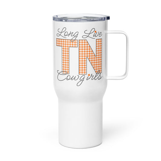 Long Live TENNESSEE Cowgirls Travel mug with a handle