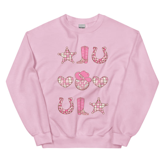 Disco Cowgirl Unisex Sweatshirt