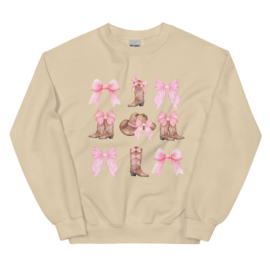 Boots n Bows Unisex Sweatshirt