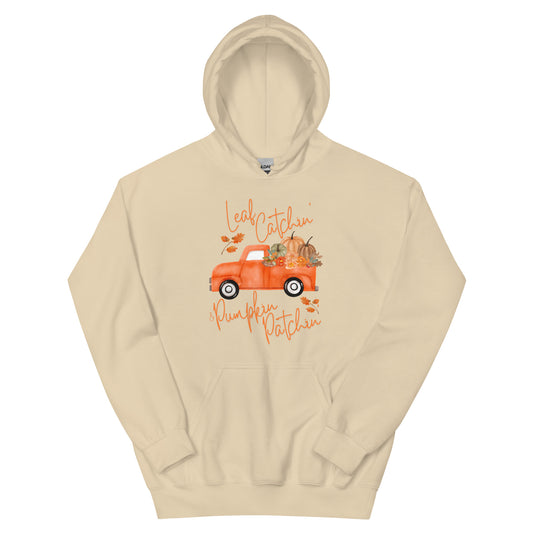 Leaf Catchin' & Pumpkin Patchin' Unisex Hoodie