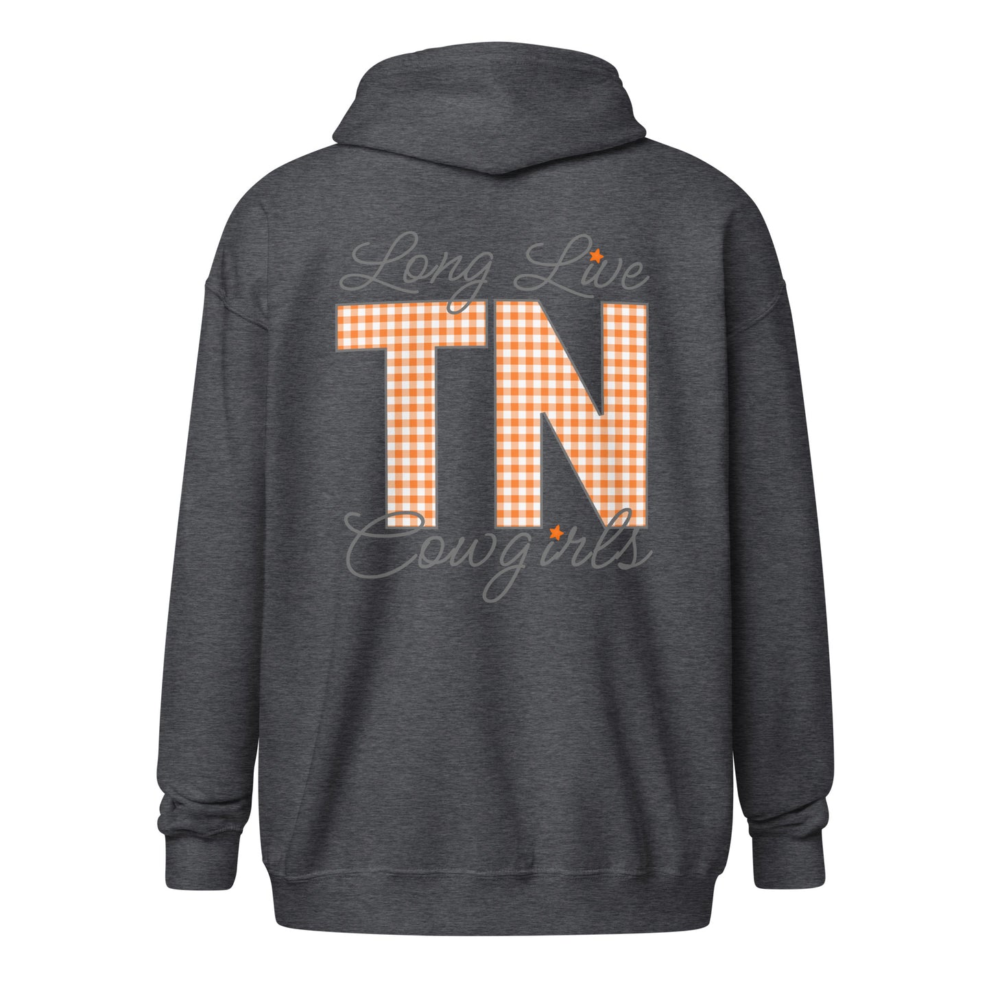 Long Live TENNESSEE Cowgirls Unisex heavy blend zip hoodie