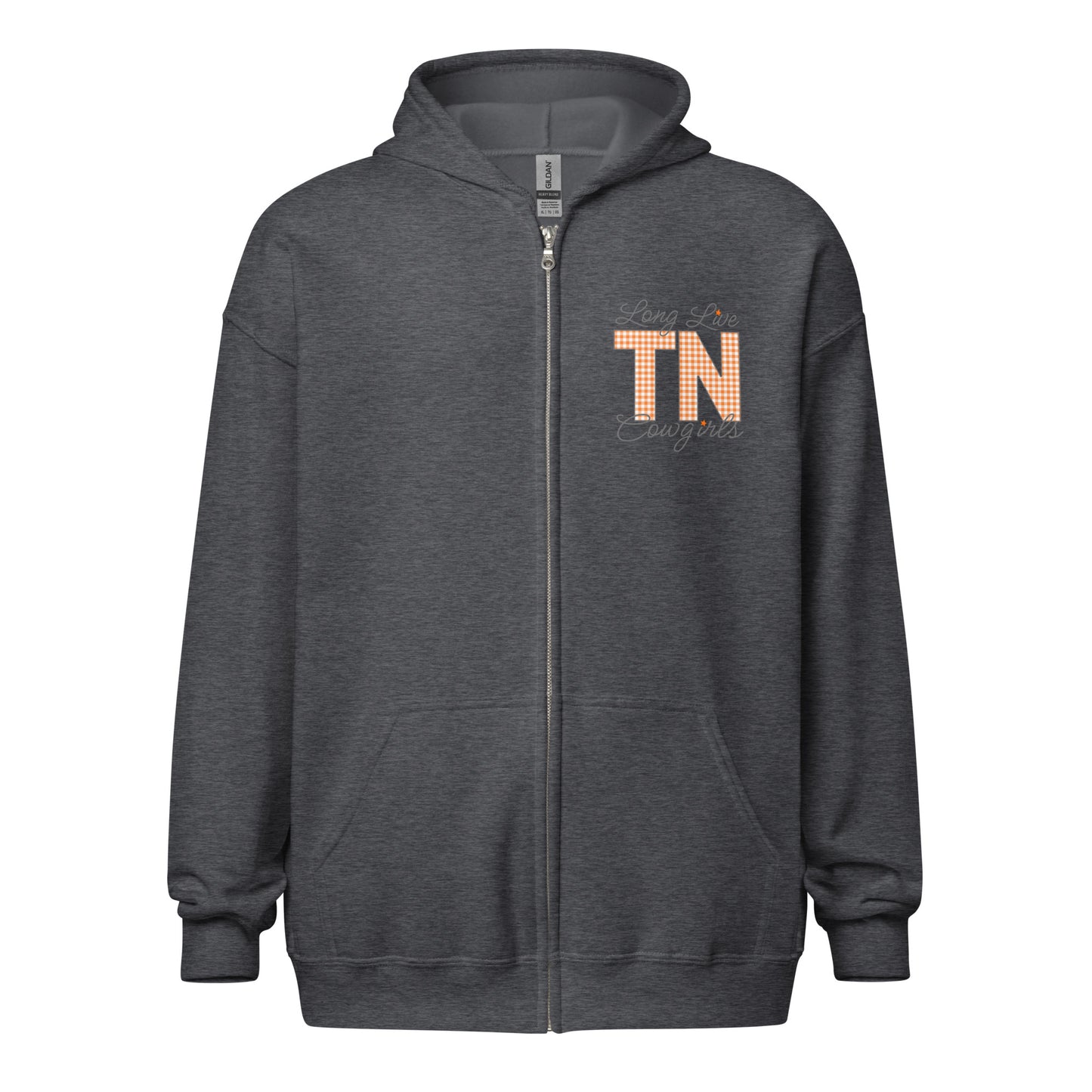 Long Live TENNESSEE Cowgirls Unisex heavy blend zip hoodie