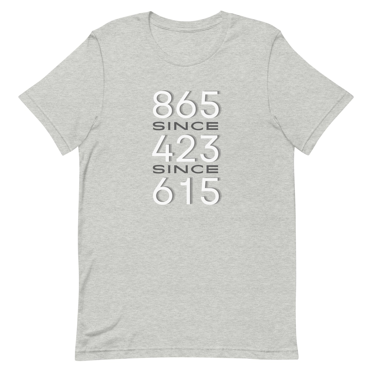 865/423/615 W Adult Unisex t-shirt