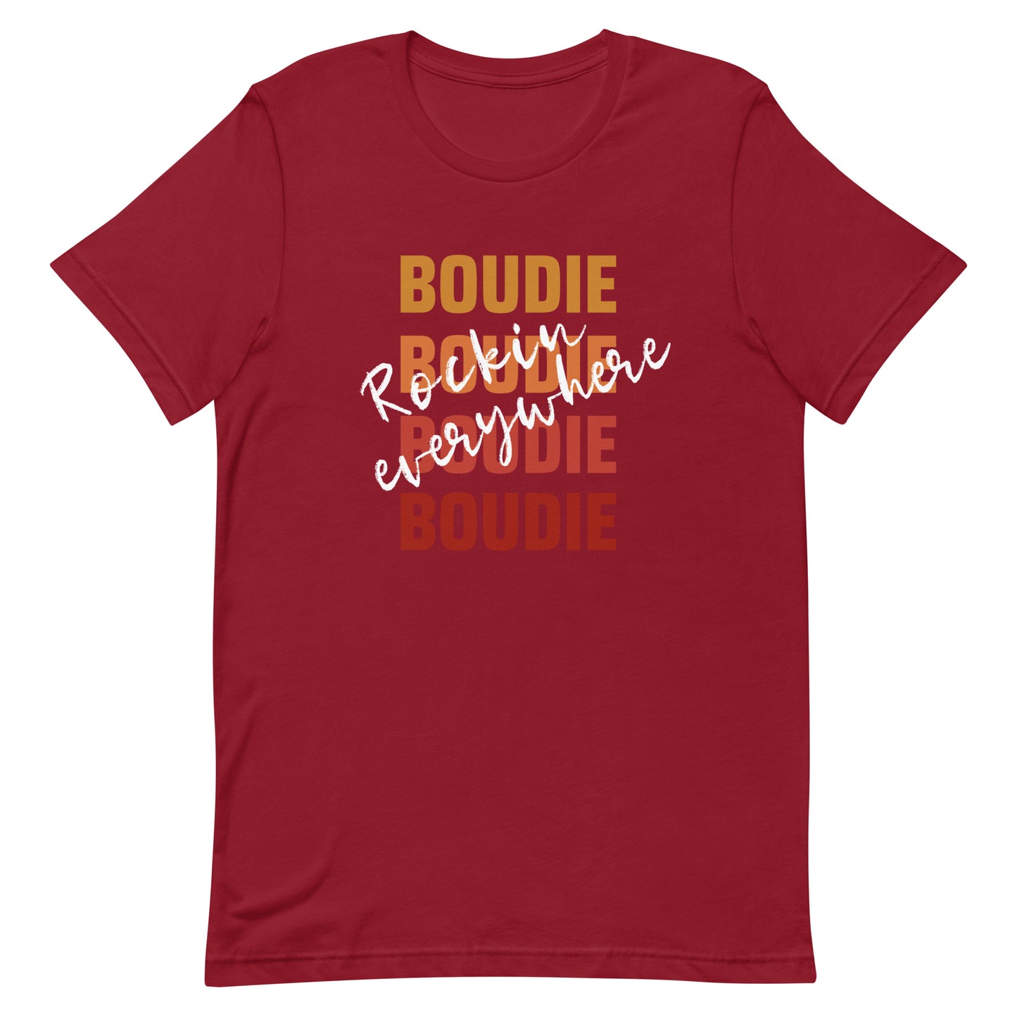 Boudie Rockin' Everywhere Unisex t-shirt