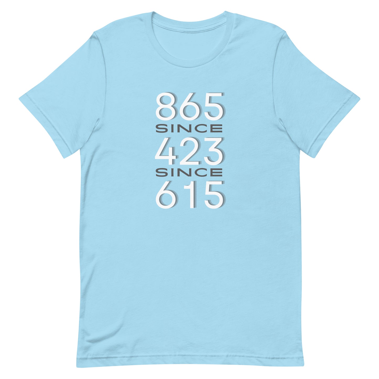 865/423/615 W Adult Unisex t-shirt