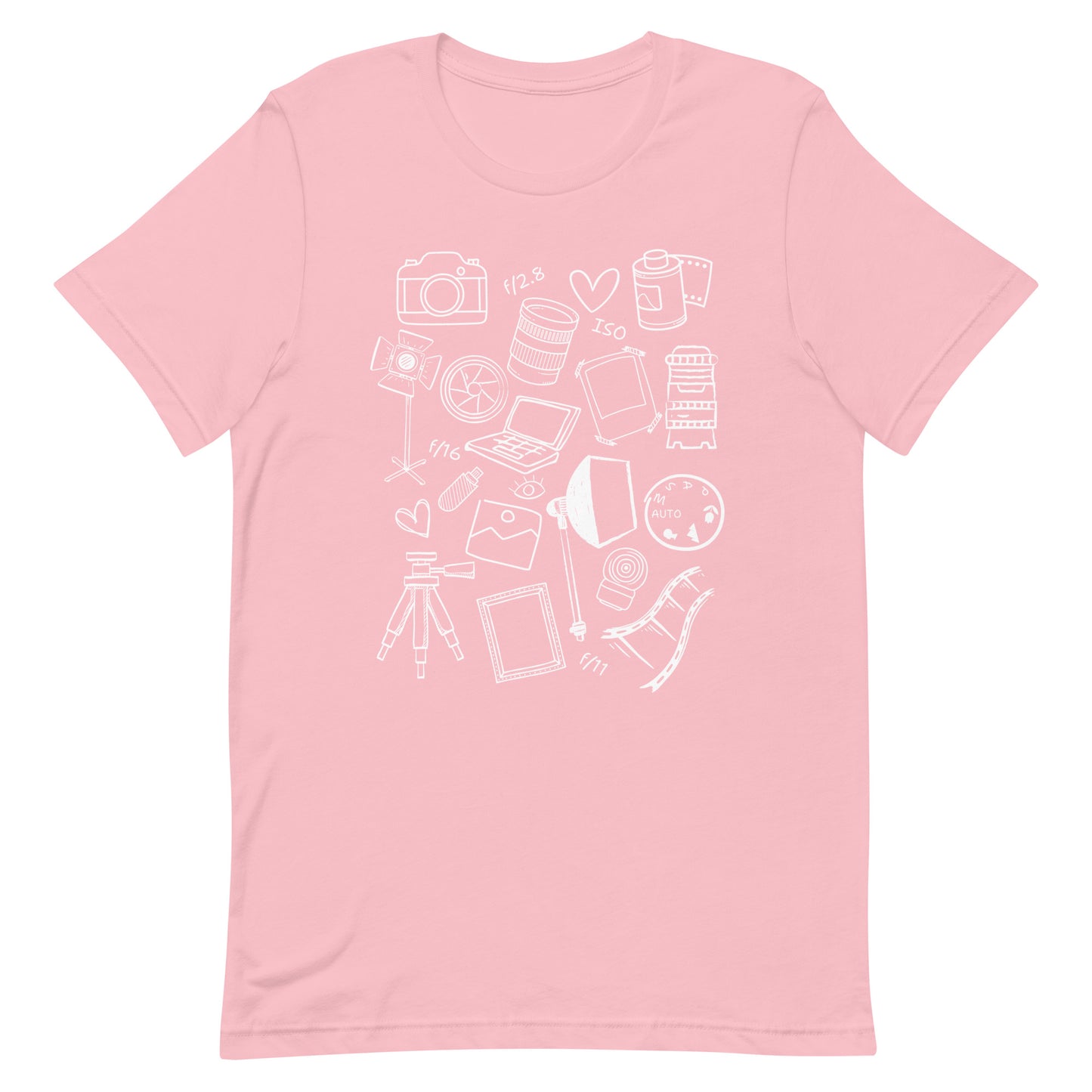 PHOTOGRAPHY DOODLES Unisex t-shirt