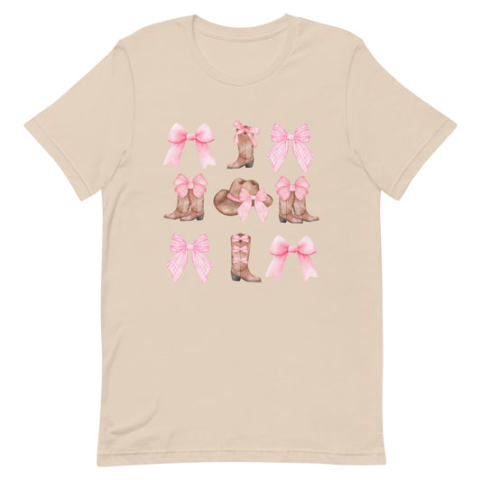 Boots n Bows Unisex t-shirt