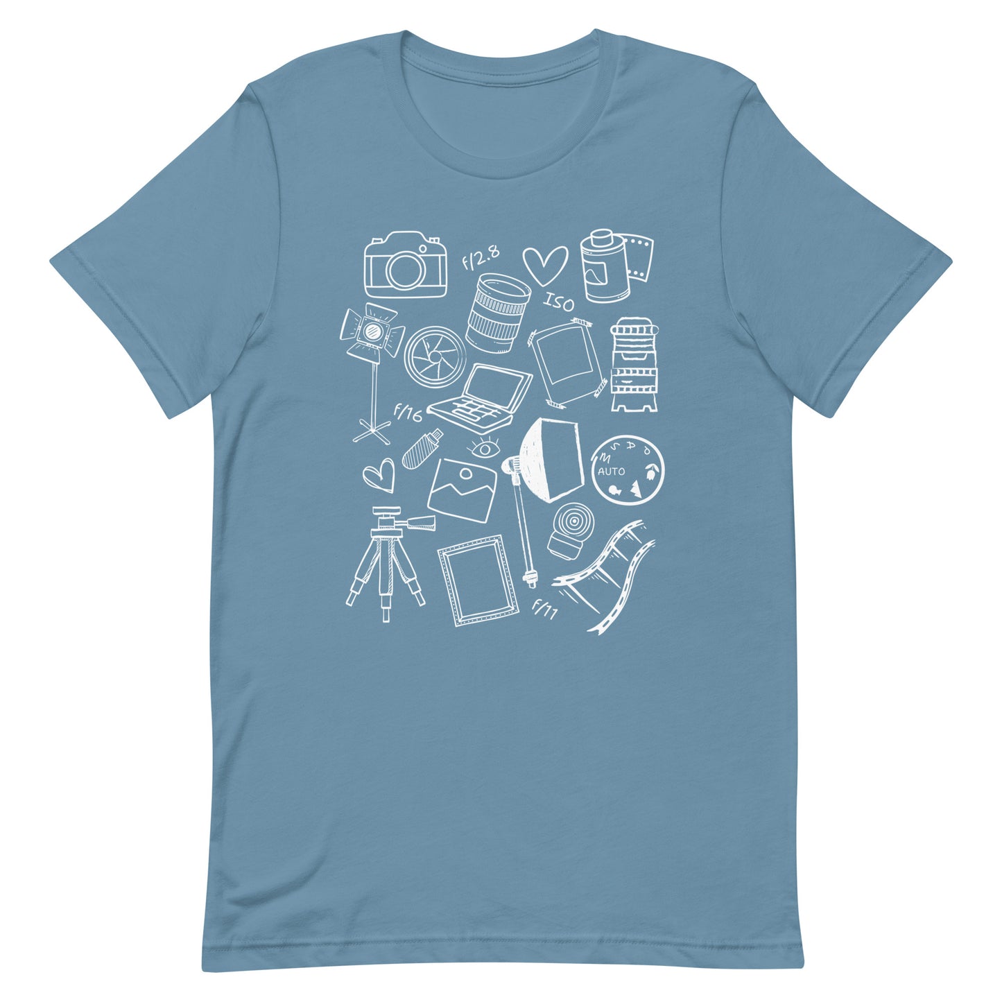 PHOTOGRAPHY DOODLES Unisex t-shirt