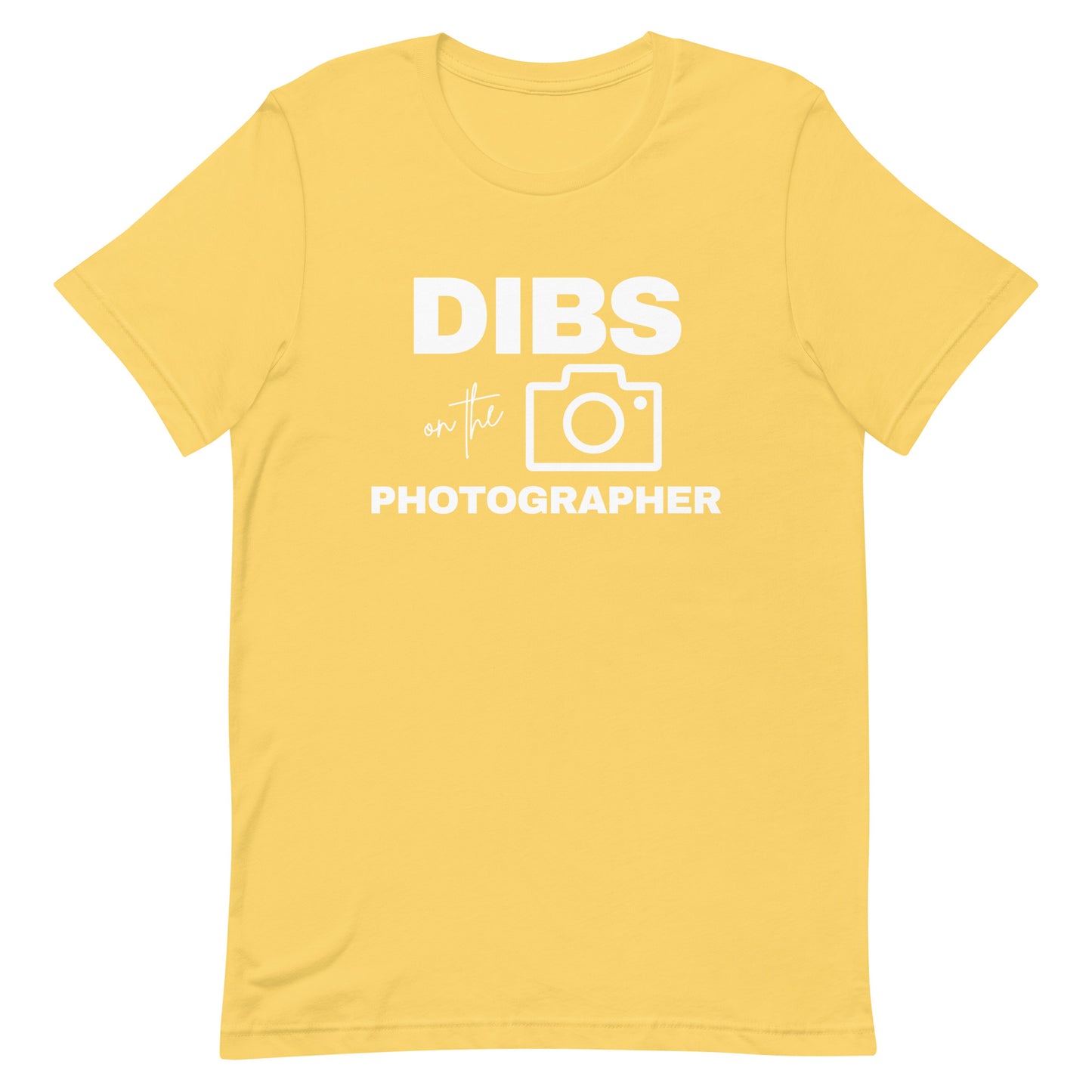 DIBS on the Photographer Unisex t-shirt