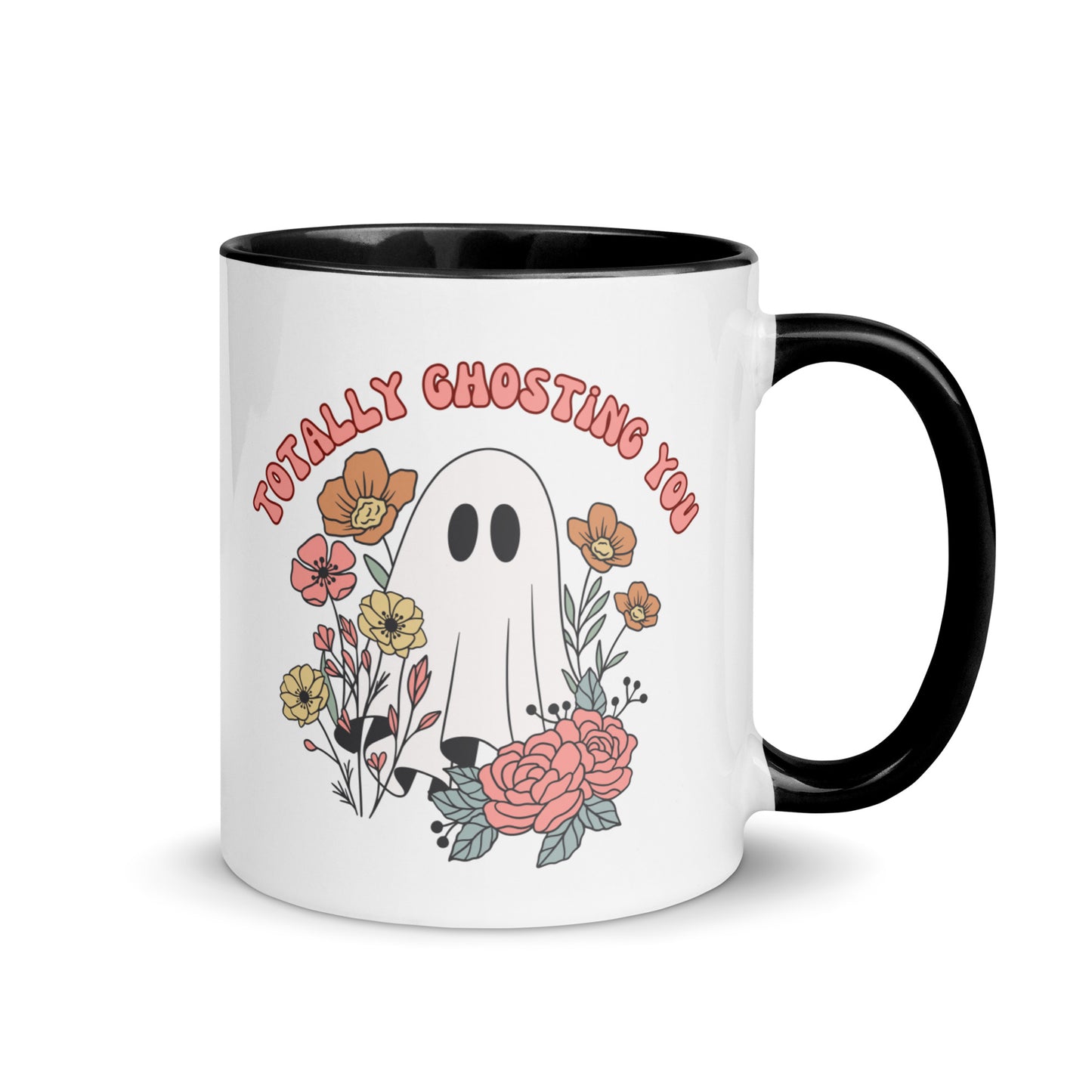 Totally Ghosting You Mug with Color Inside