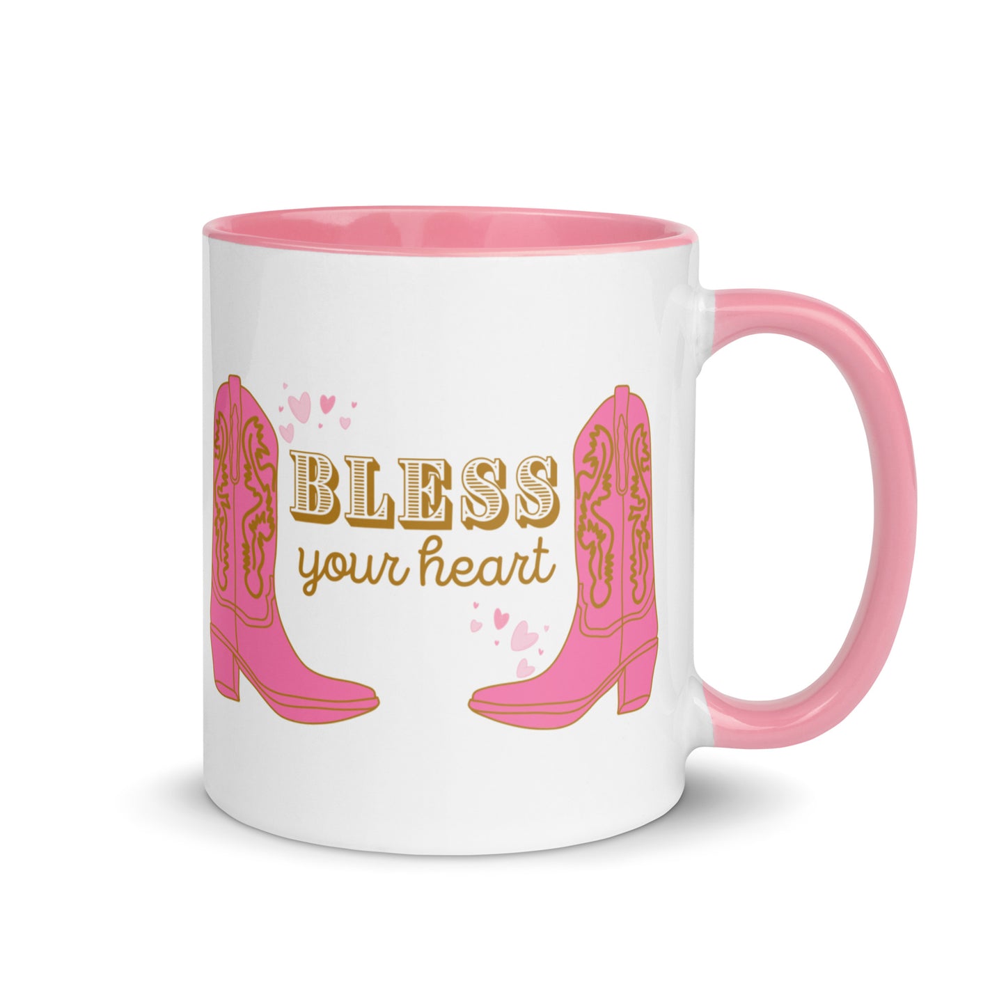 Bless Your Heart - Boots Mug with Color Inside