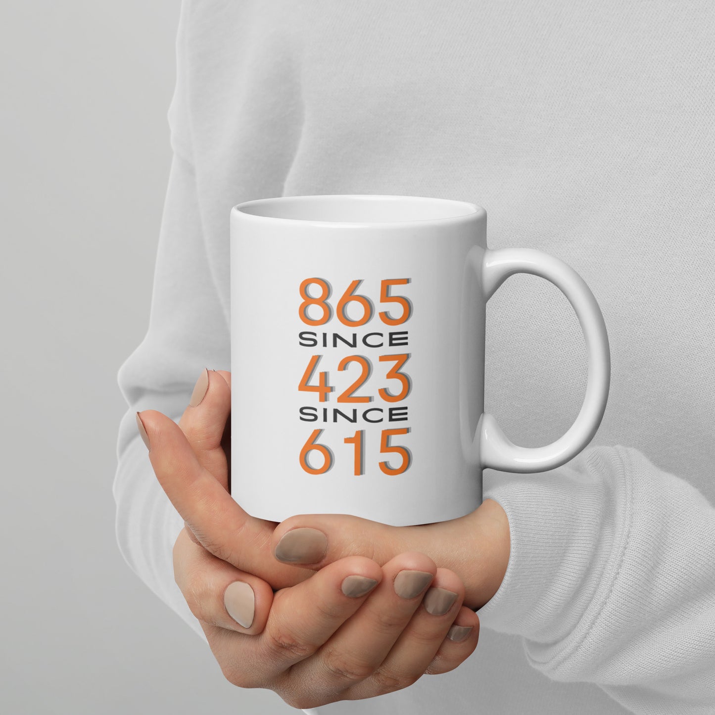 865/423/615 White glossy mug