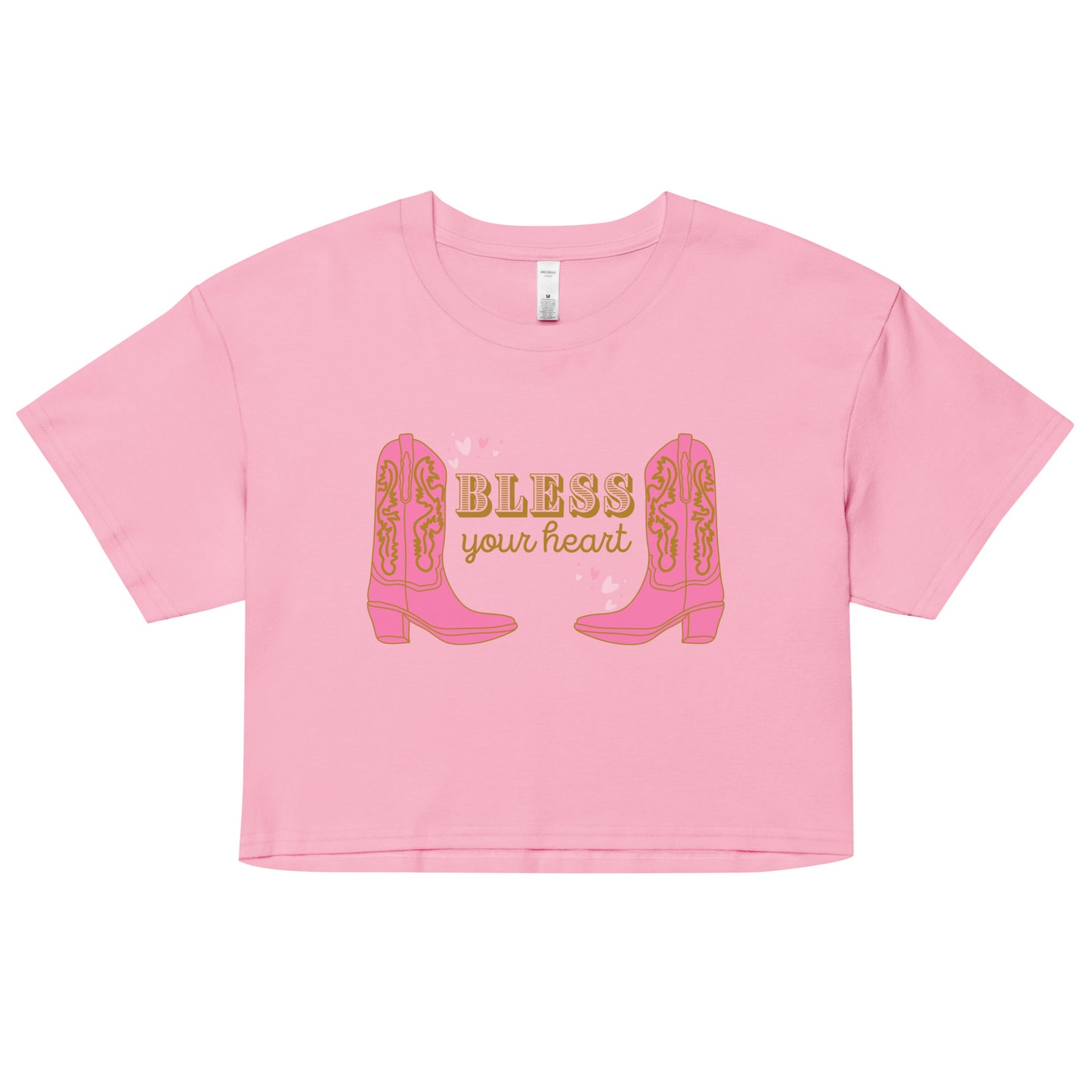 Bless Your Heart - Boots Women’s crop top