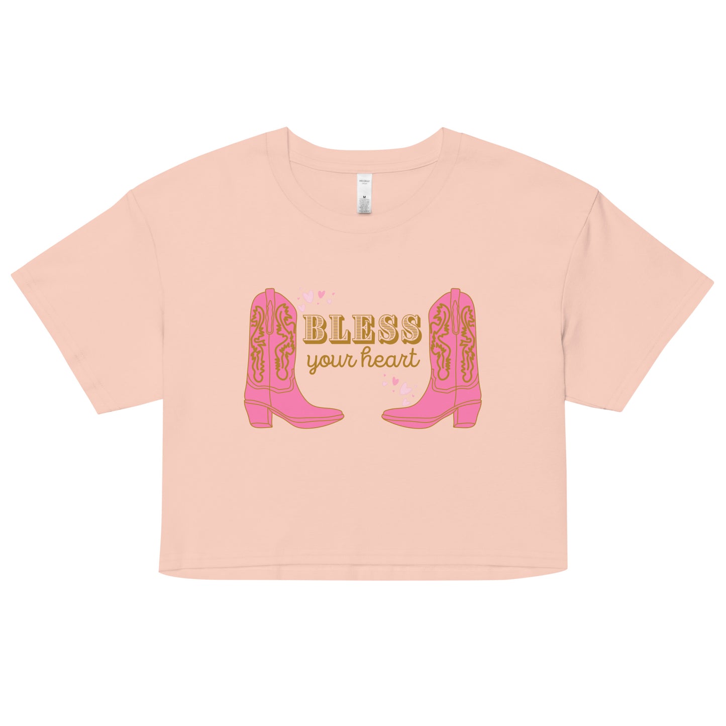 Bless Your Heart - Boots Women’s crop top