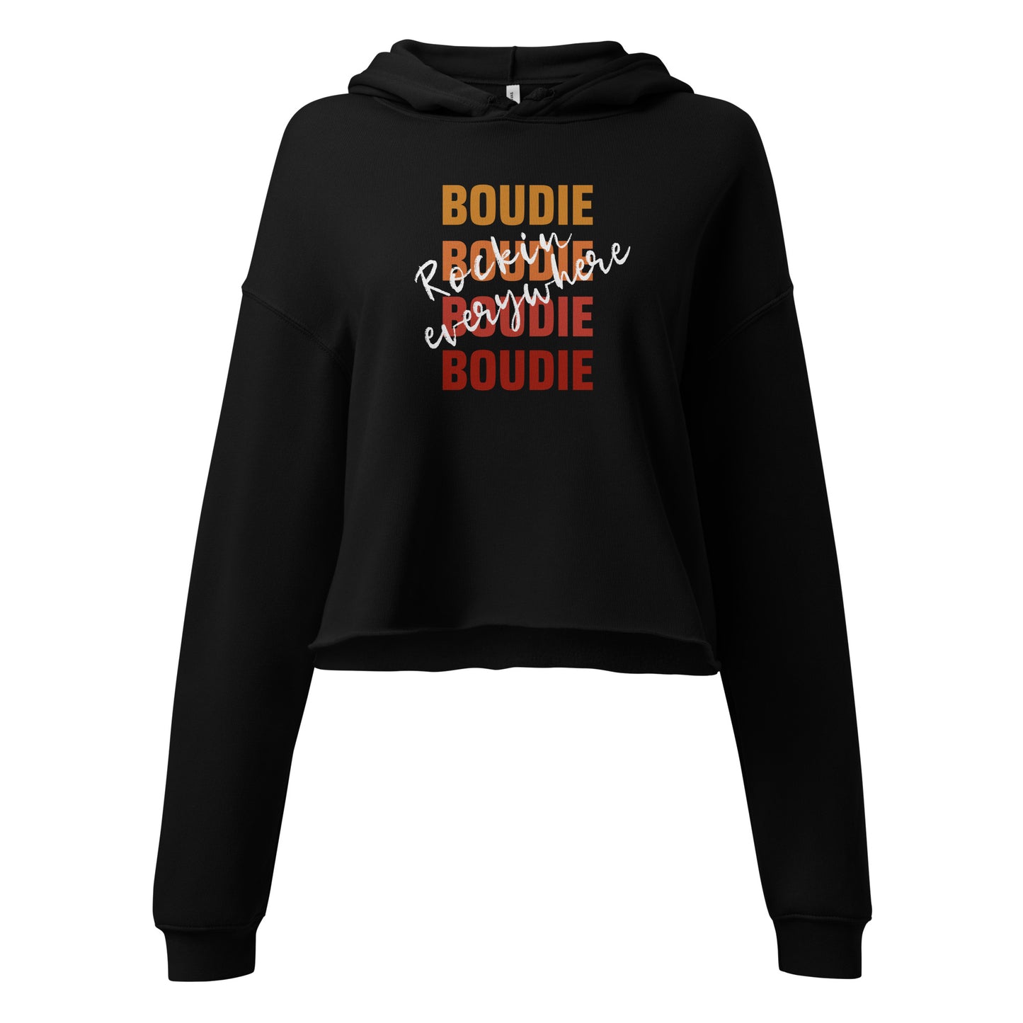 Boudie Rockin' Everywhere Crop Hoodie