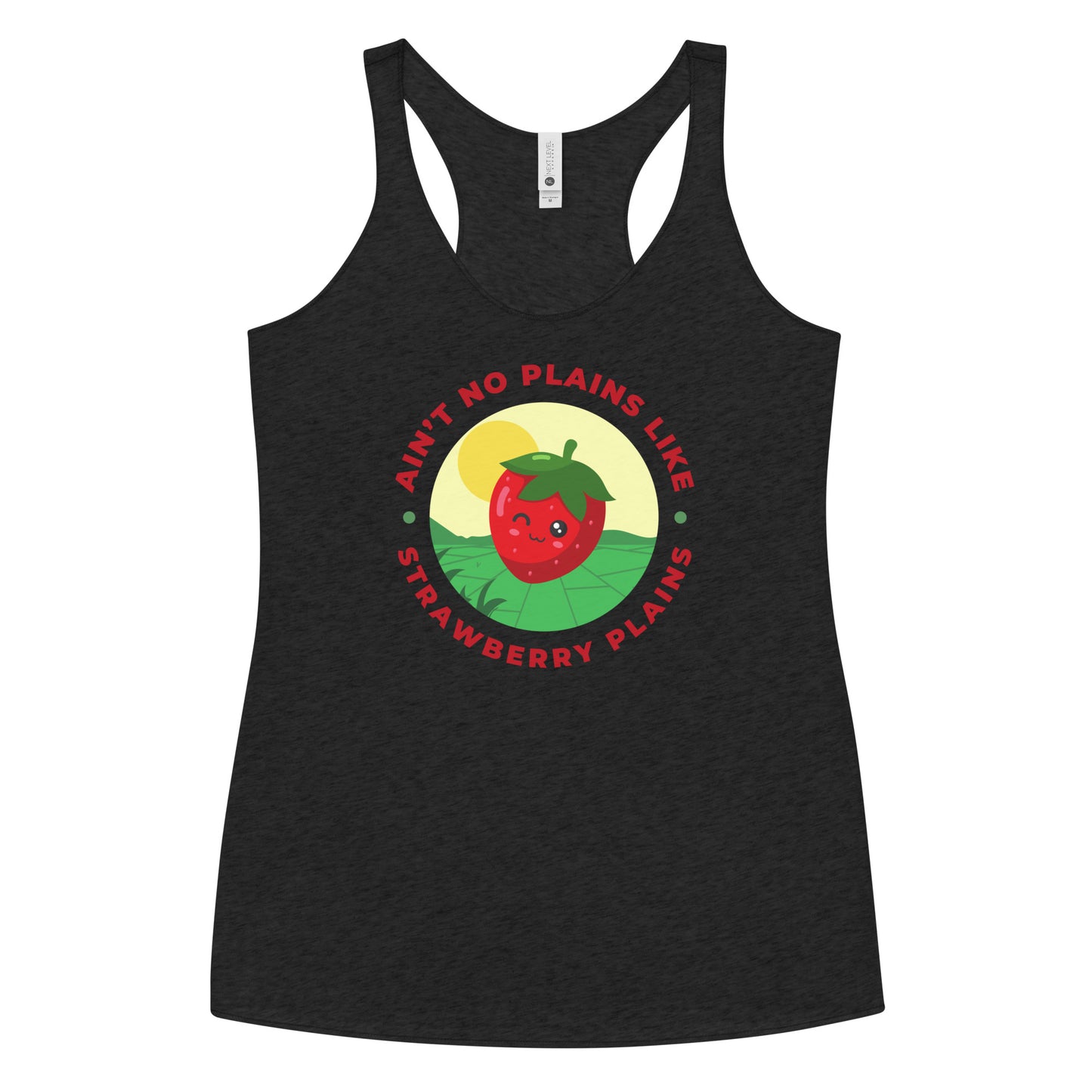 Ain't No Plains Like Strawberry Plains Women's Racerback Tank