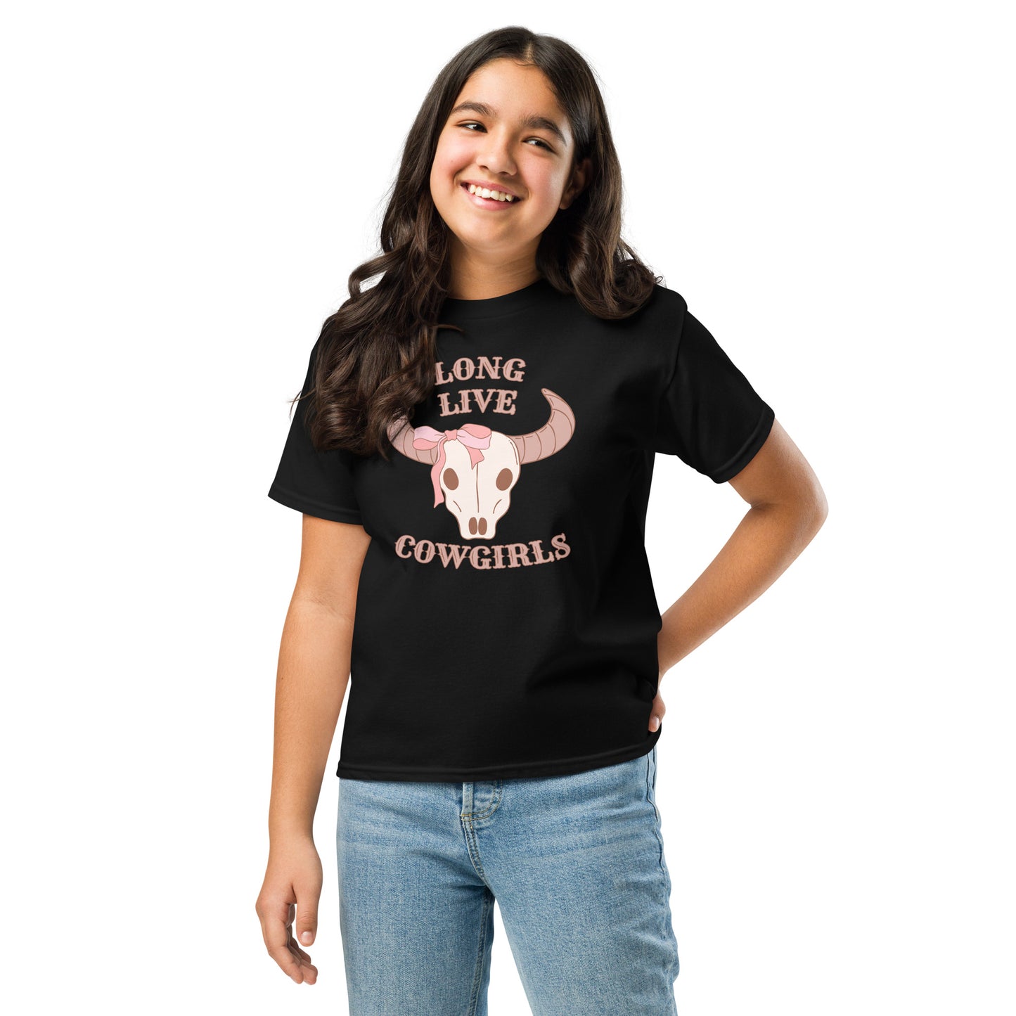 Long Live Cowgirls Longhorn Youth classic tee