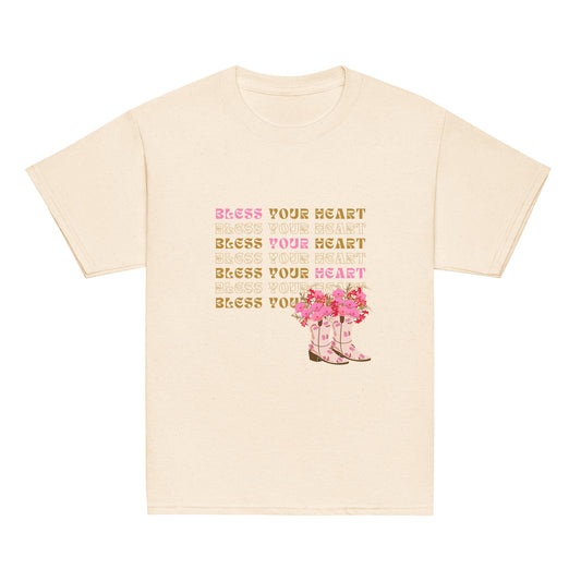 Bless your Heart - Flowers Youth classic tee