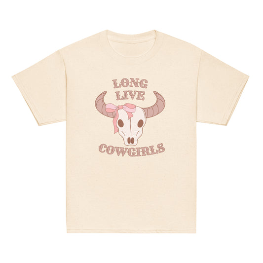 Long Live Cowgirls Longhorn Youth classic tee