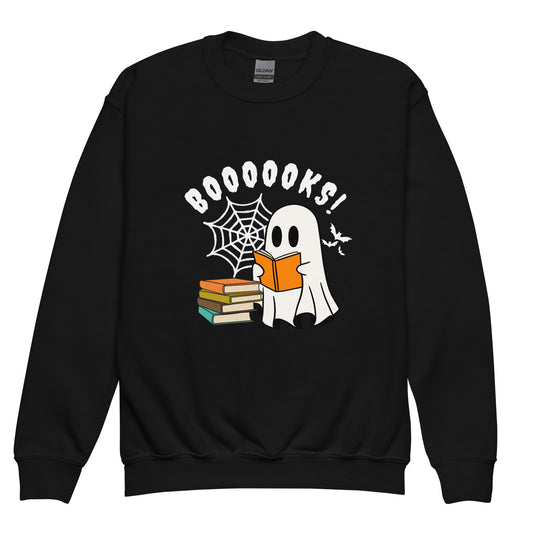 BOOOKS! Youth crewneck sweatshirt