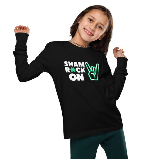 ShamROCK ON Youth long sleeve tee