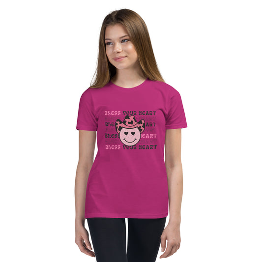 Bless your Heart - Smiley Youth Short Sleeve T-Shirt