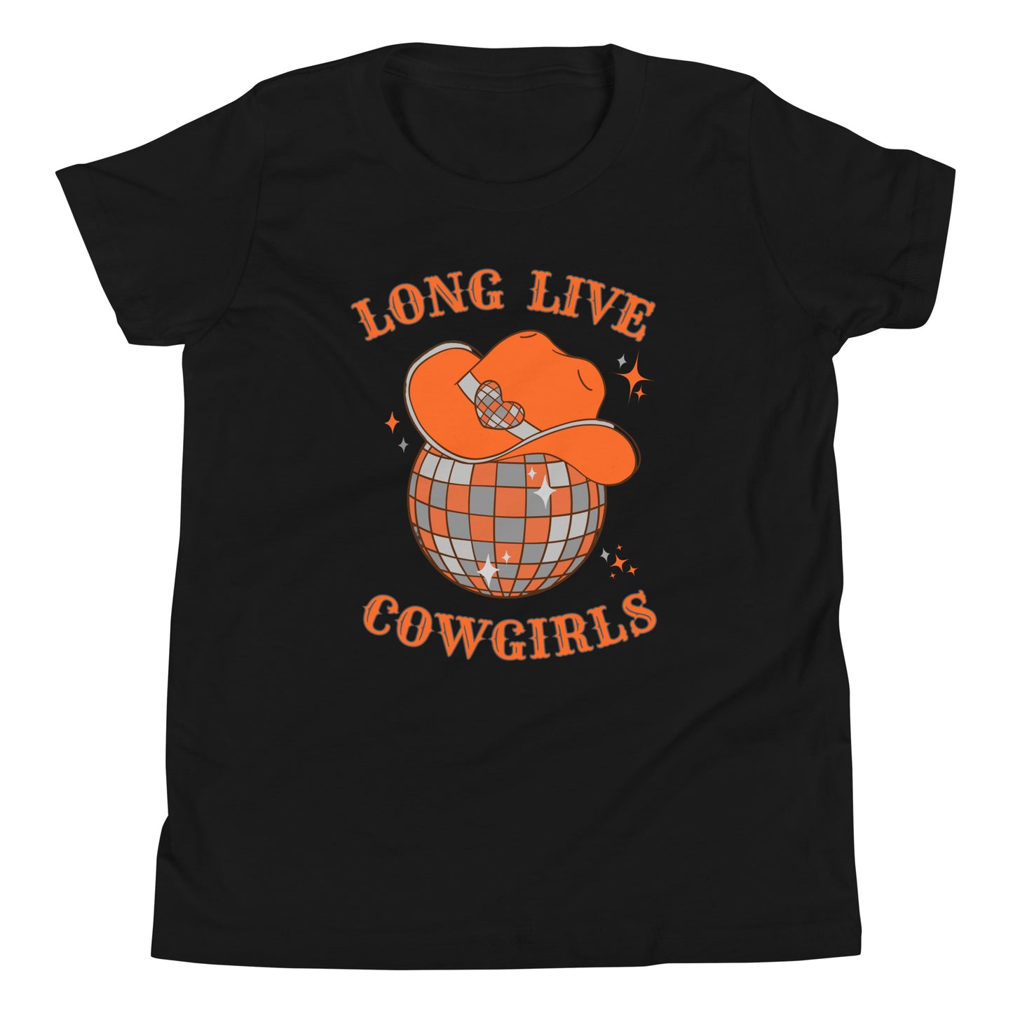 Long Live BIG ORANGE Cowgirls Youth Short Sleeve T-Shirt