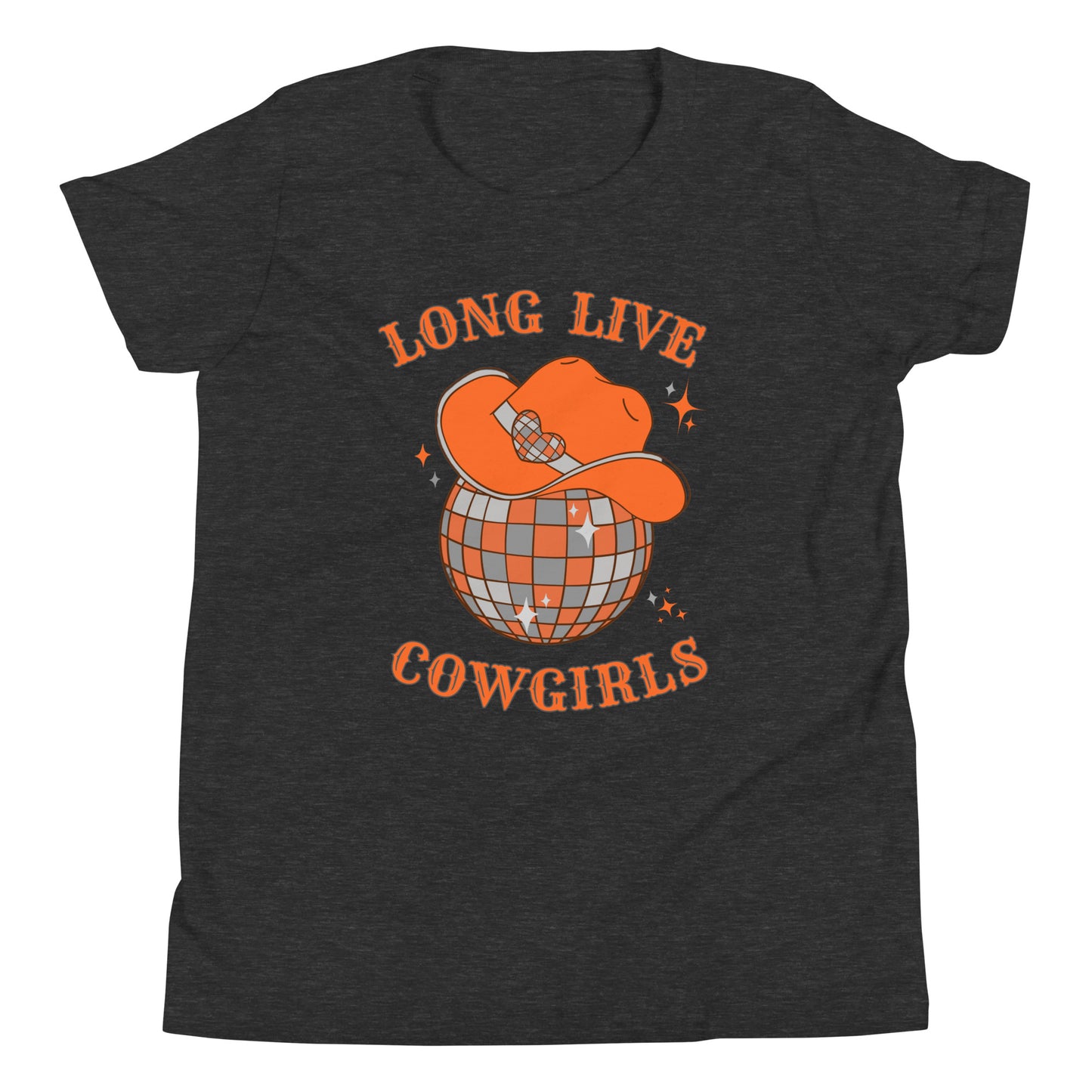 Long Live BIG ORANGE Cowgirls Youth Short Sleeve T-Shirt