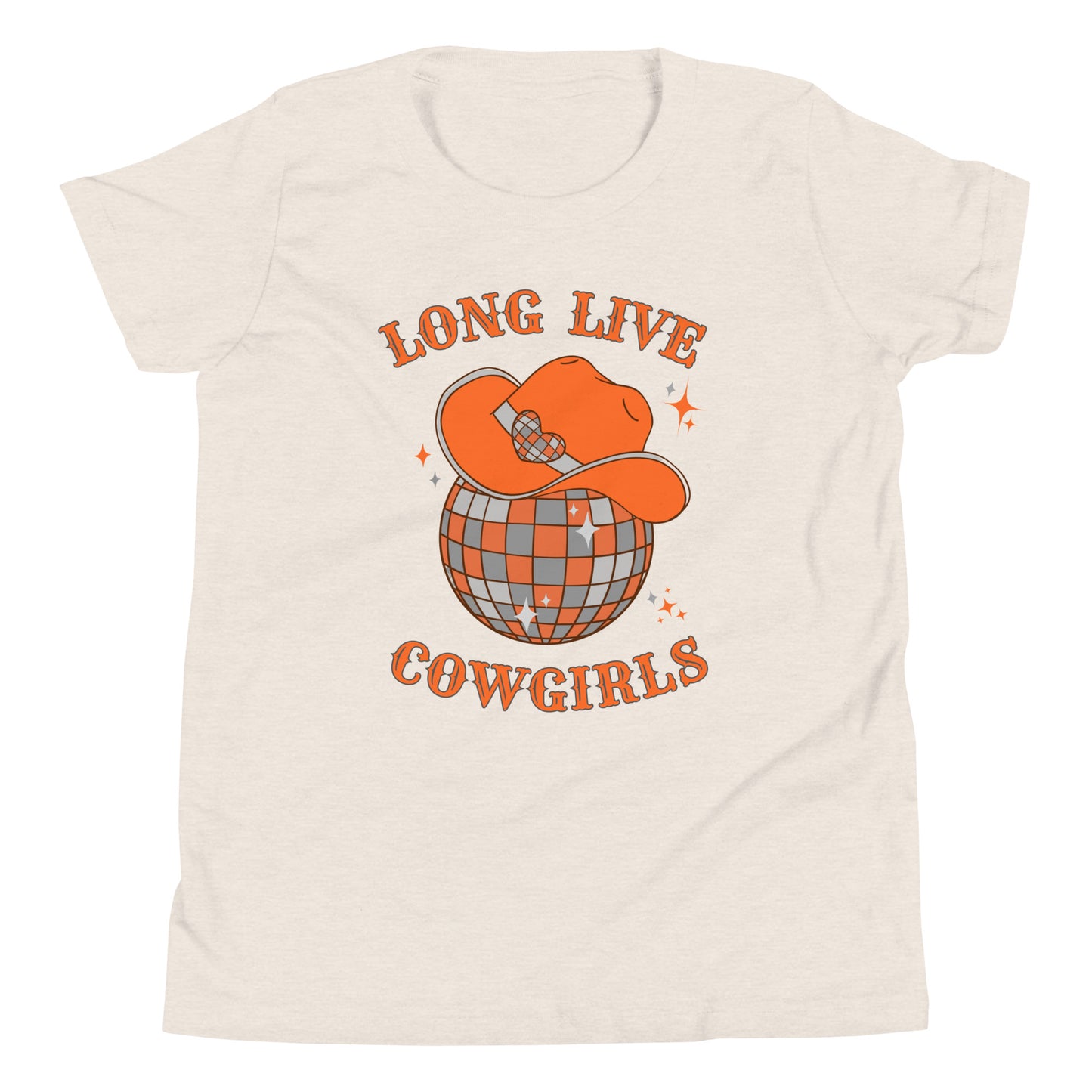 Long Live BIG ORANGE Cowgirls Youth Short Sleeve T-Shirt